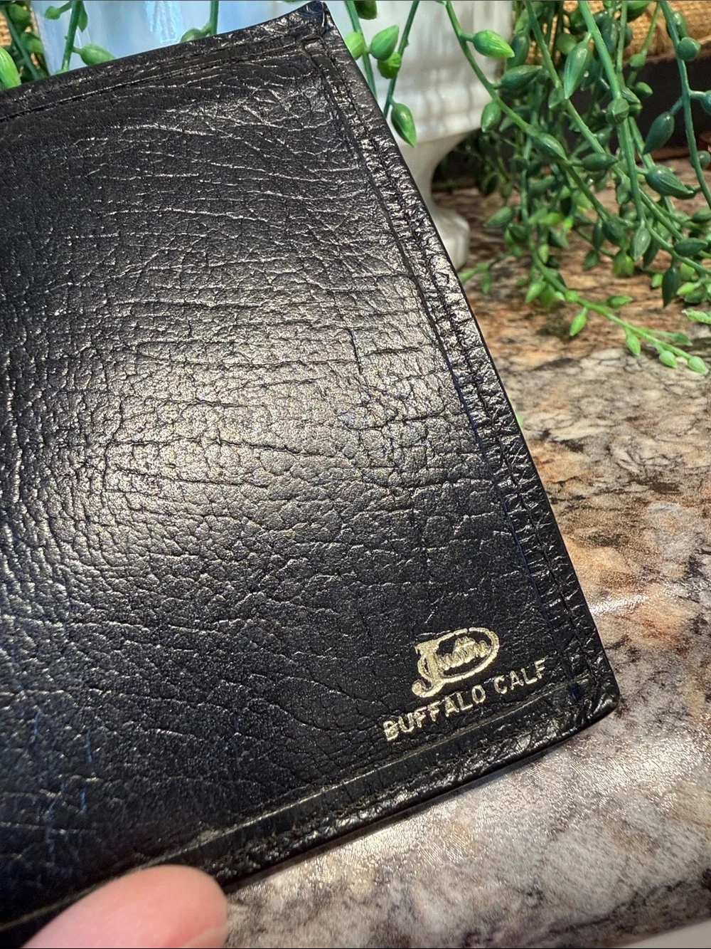 Vintage Justin Leather Bifold Wallet
